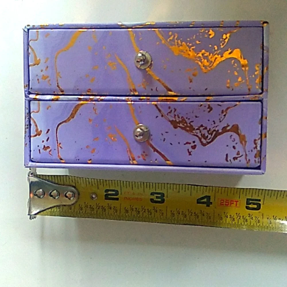 Purple Jewely Holder with Drawers
